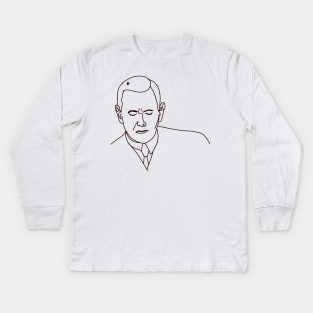 Mike Pence Fly Meme Kids Long Sleeve T-Shirt